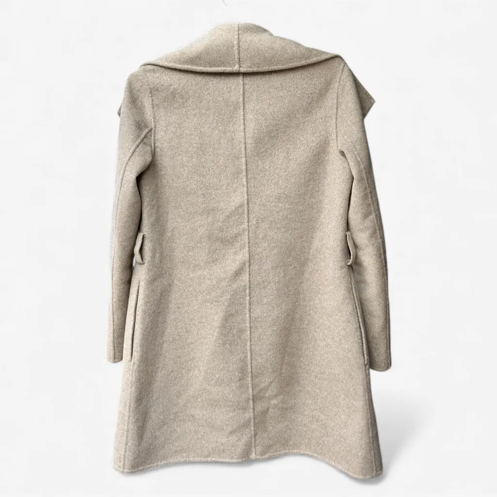 Banana Republic Double Faced Wrap Wool Blend Coat Size XS - Image 2