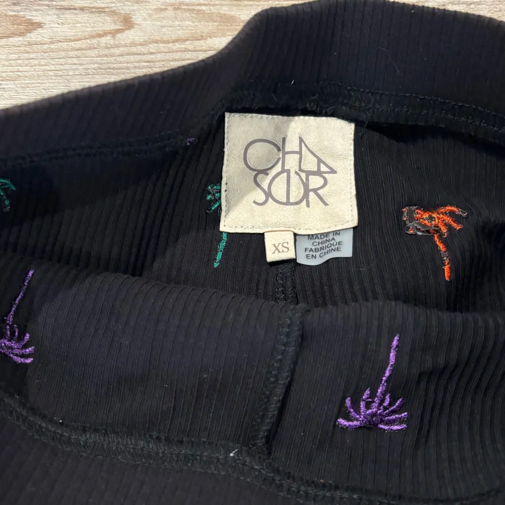 Chaser Ryder Bike Shorts - Palm Print Size XS - Image 6