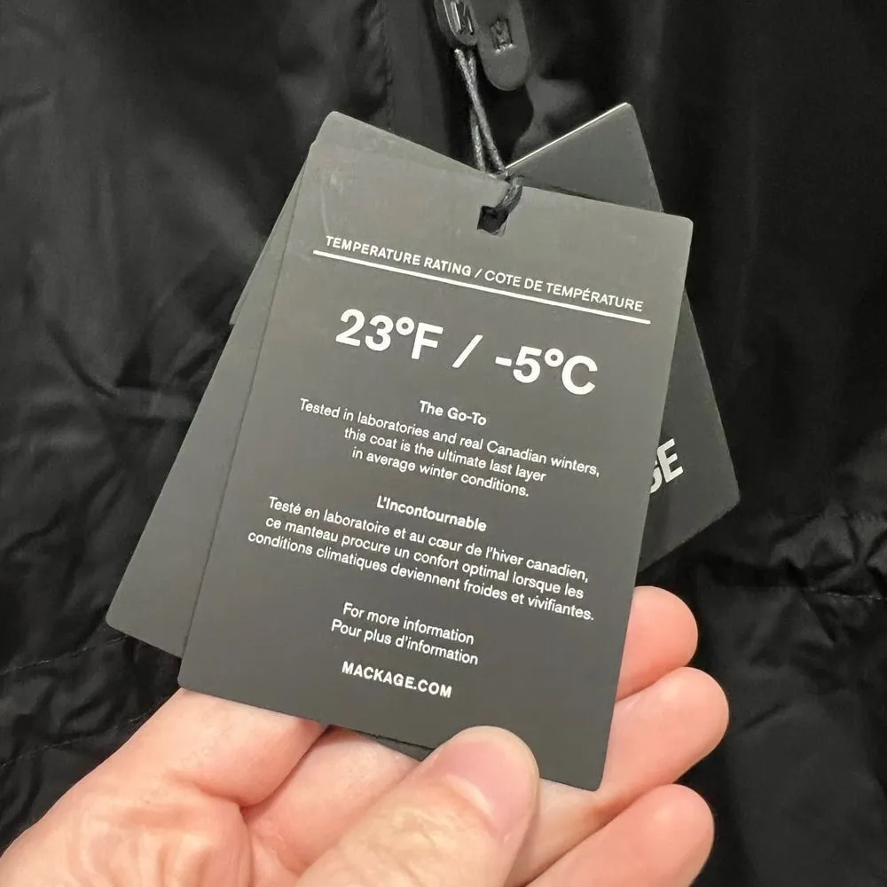 Mackage Womens Black Down Mavi Jacket Size Medium (MAVI-STR) - Image 7