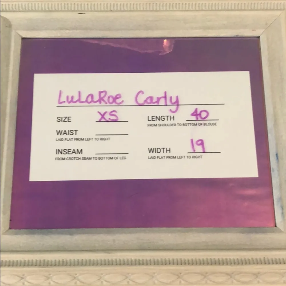 Lularoe EUC flower pocketed Carly - Image 5