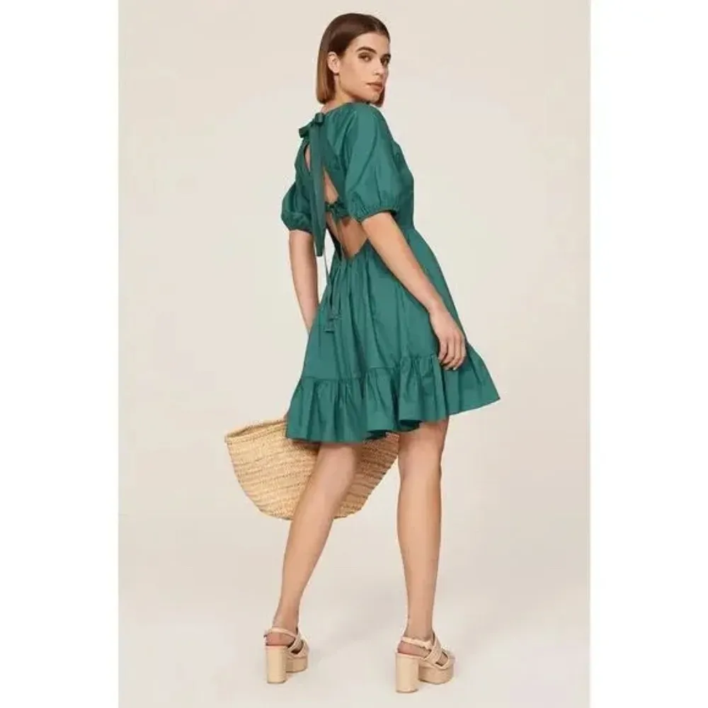 Peter Som‎ X RTR Green Puff Sleeve Dress Size 4 - Image 9