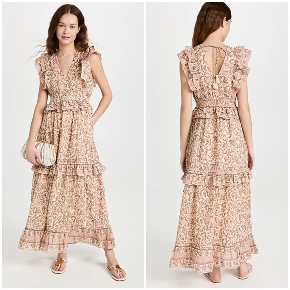 💕CLEOBELLA💕 Cherie Ankle Dress ~  Zinnia Print Large L NWT - Image 7