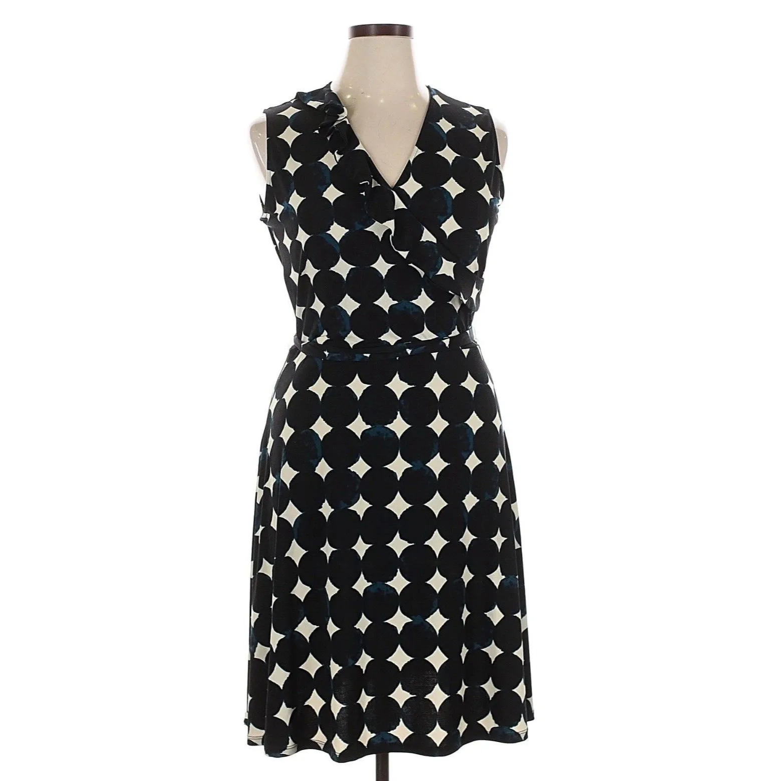 Leota Felicity Sleeveless Dress StitchFix Midnight Moon Faux Wrap Aneeka Knit XL - Image 2