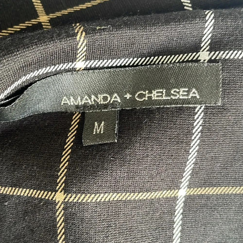 Amanda + Chelsea Black Windowpane Blazer - Image 5