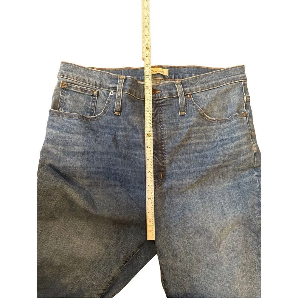 Madewell 11" High-Rise Skinny Jeans in Maricopa Wash AG164 size 32 - Image 8