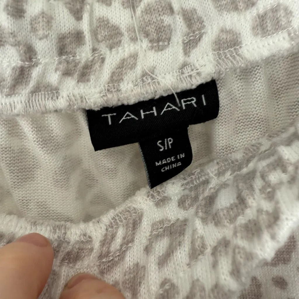 Tahari  Women’s Small Leopard Pajama Set Tank Pants - Image 8