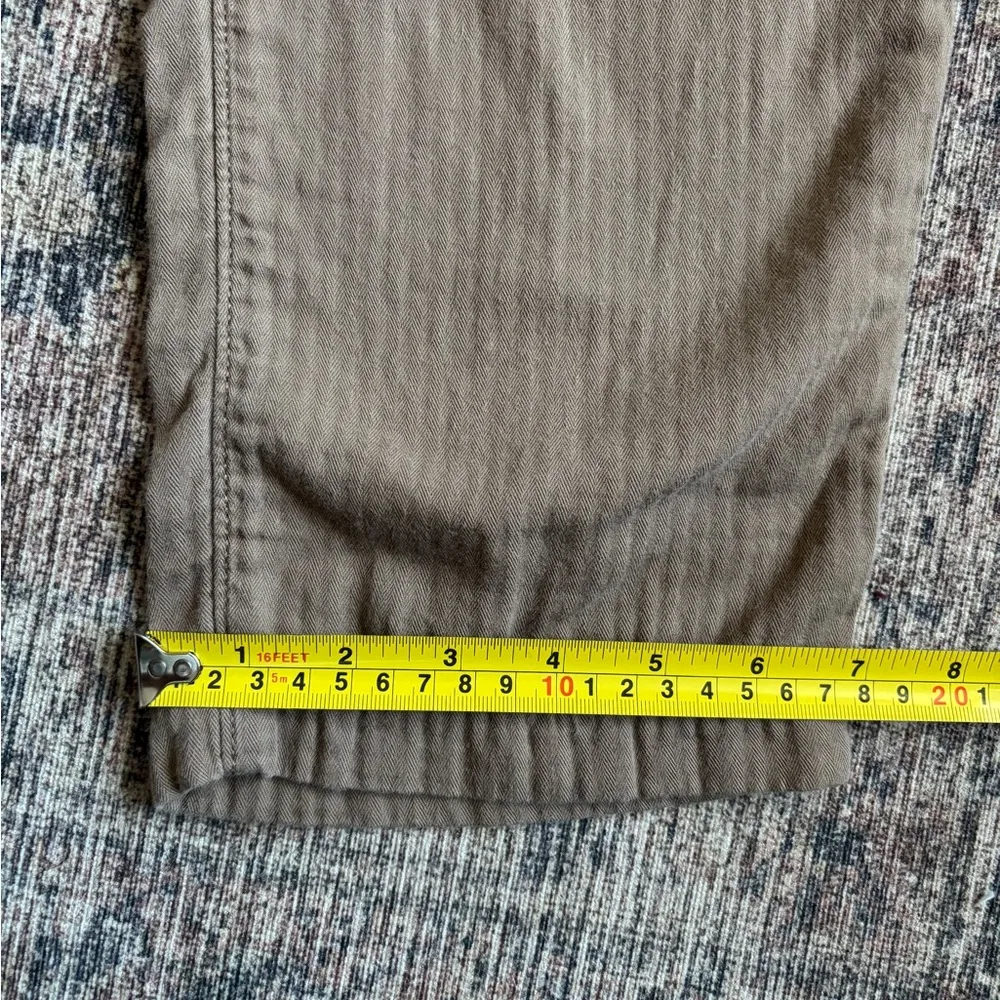 LOFT Gauze Cropped Pants Size 4 - Image 9