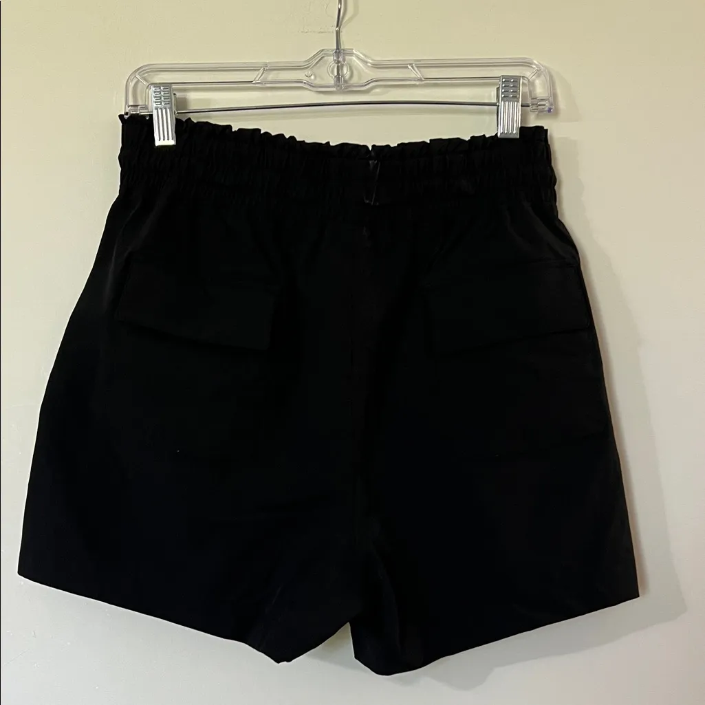 Mono B Jet Black Workout Shorts Size L - Image 4