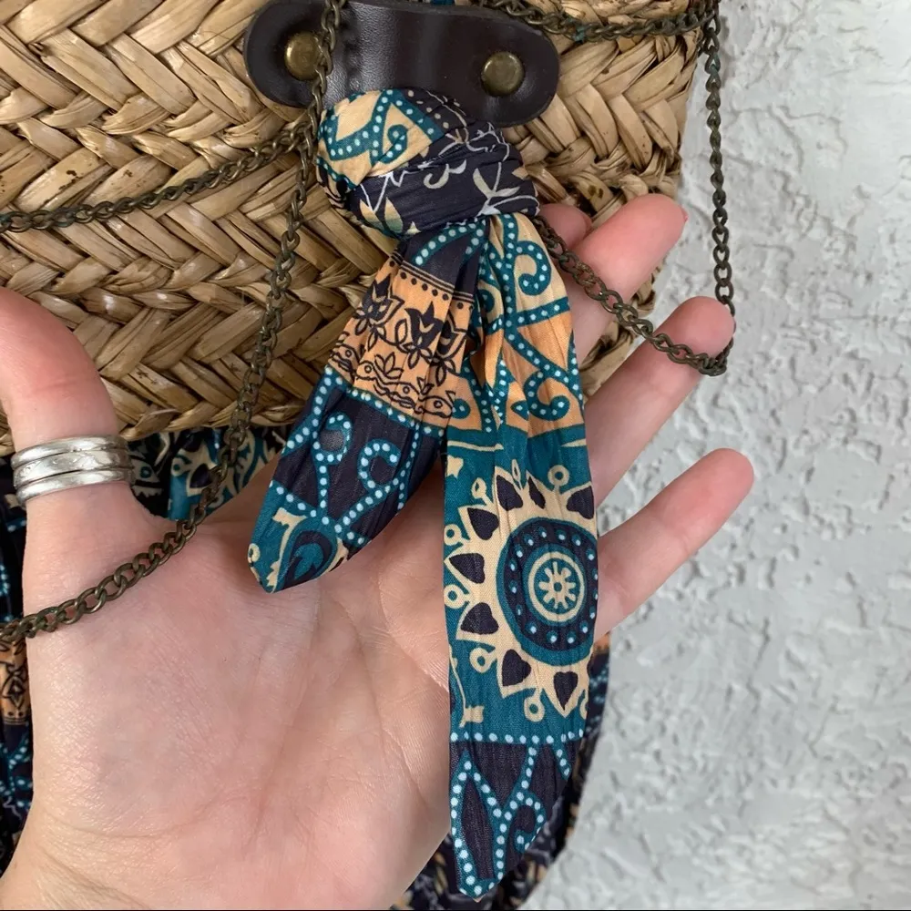 Woven Shoulder Bag | Sand N Sun Orange - Image 9