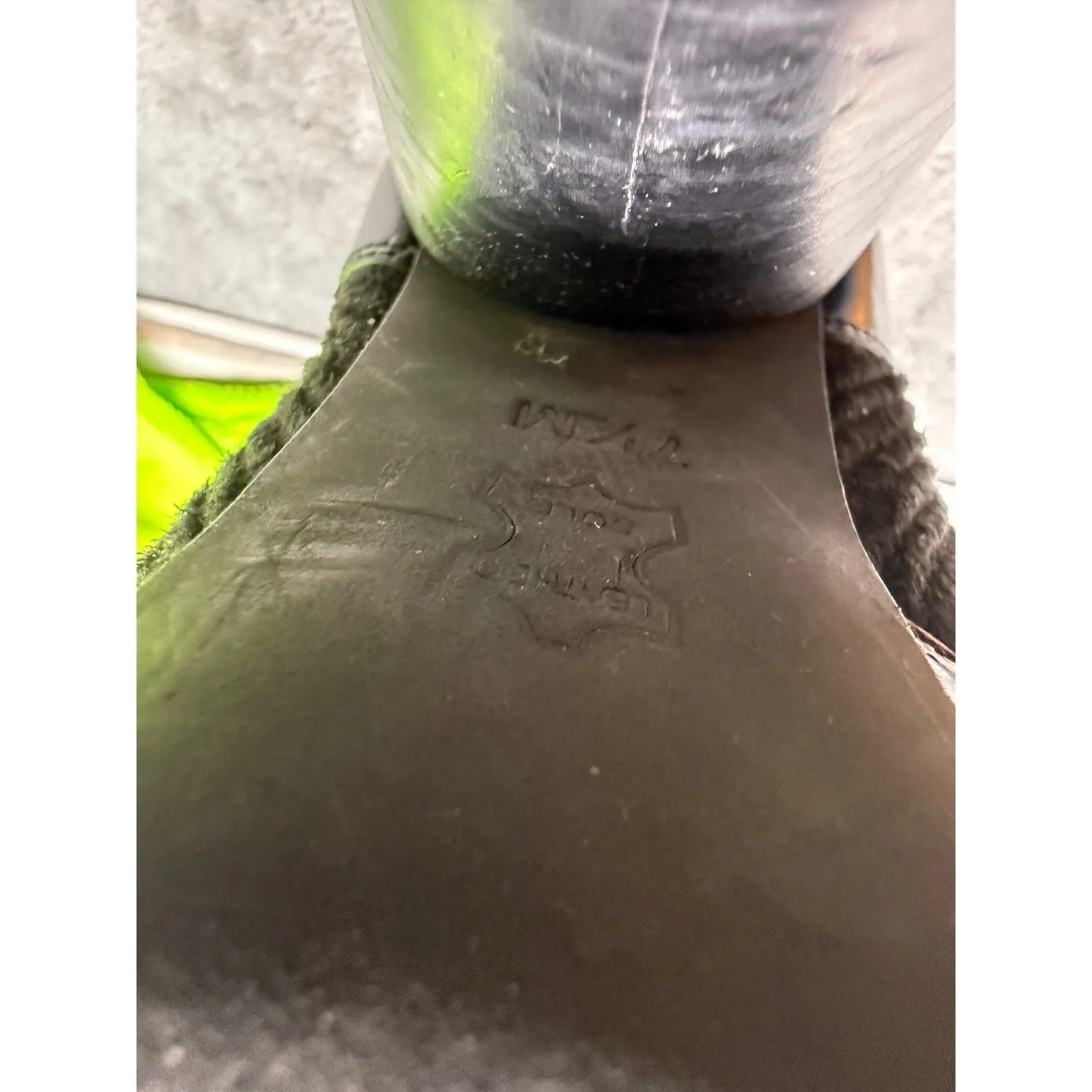 Tory Burch Rowan Black Leather Sock Booties Block Heel Ankle Boots Womens 7.5M - Image 2