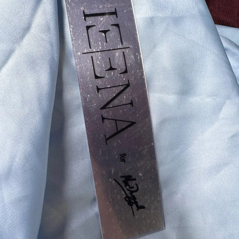 MAC DUGGAL Ieena Powder Blue Style 49104 High Neck Gown Size 8 NWT - Image 7