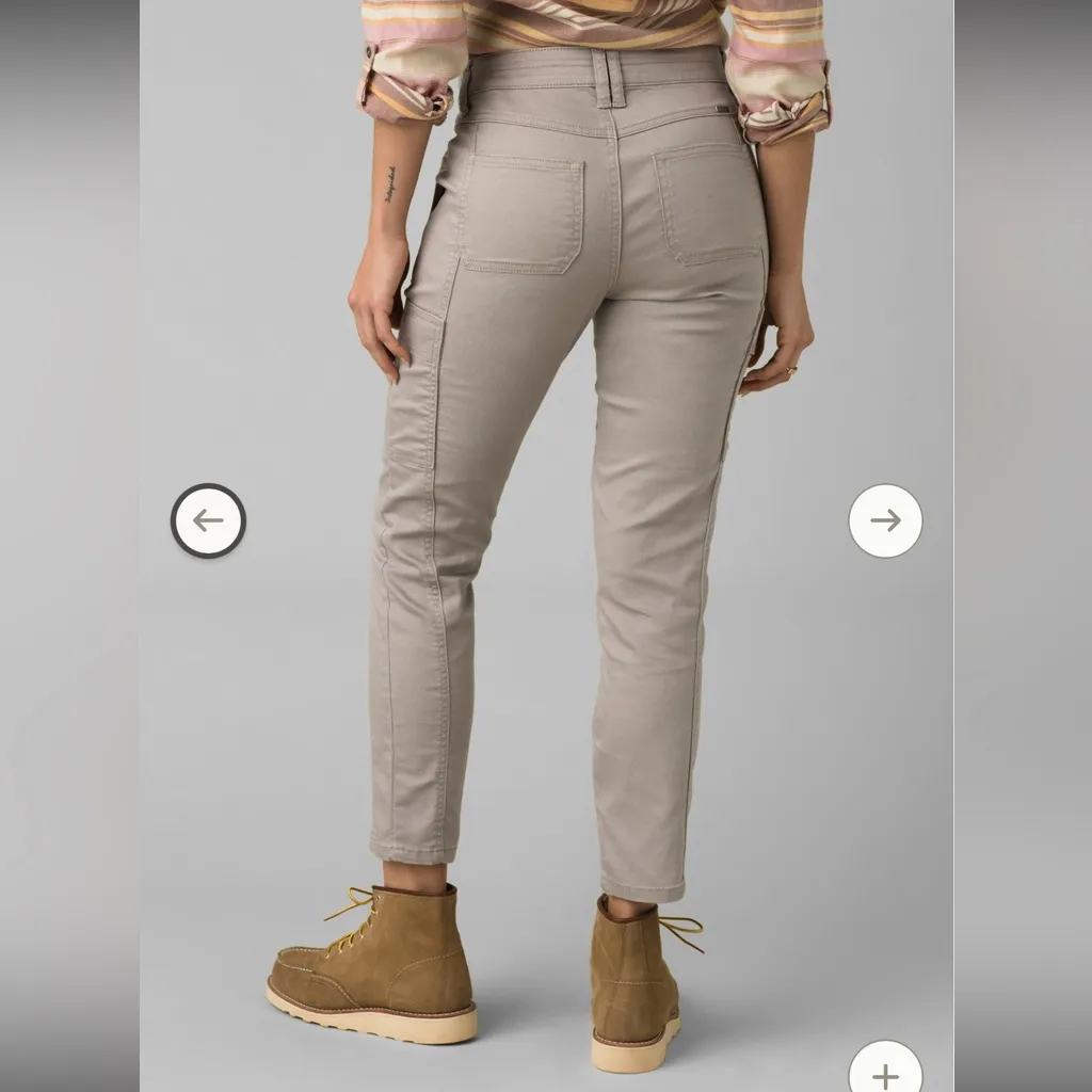 Prana Women’s Trailmixer Pants Stretchy Organic Cotton Outdoor Gorpcore Skinny - Image 3