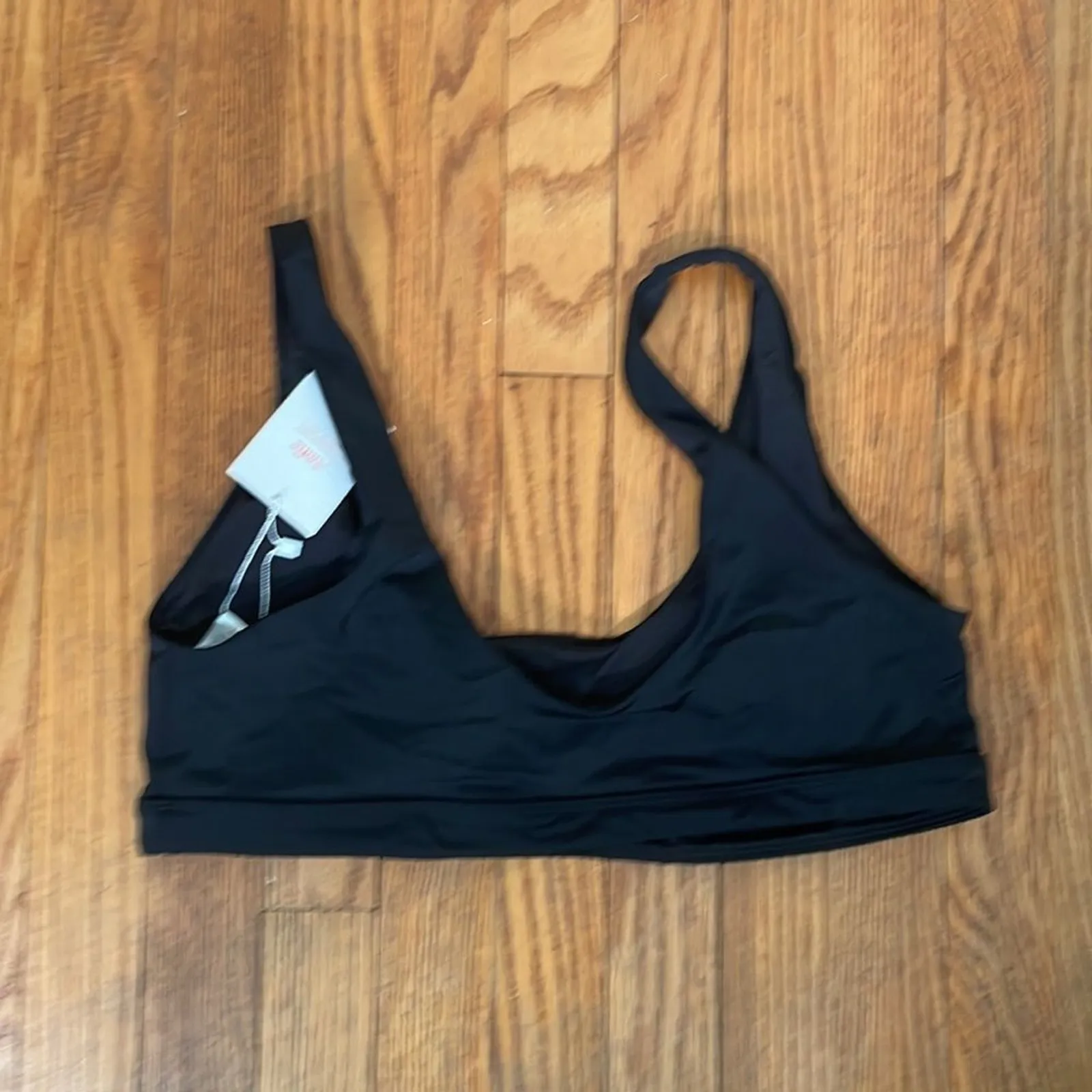 Andie The Ventura Bikini Top Swimsuit Black size XS NWT - Image 4