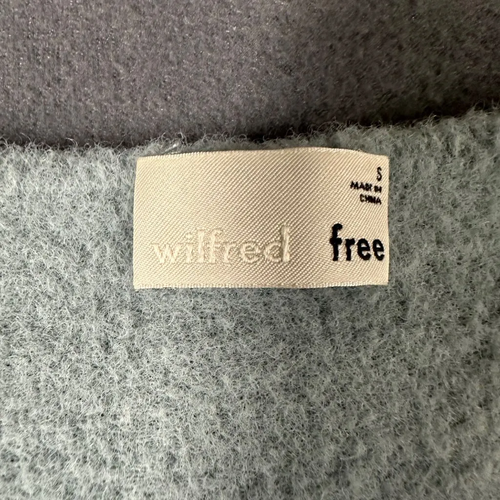 Wilfred Free Womens S Light Blue Textured V-Neck Cardigan Sweater Cozy‎ Knitwear - Image 3