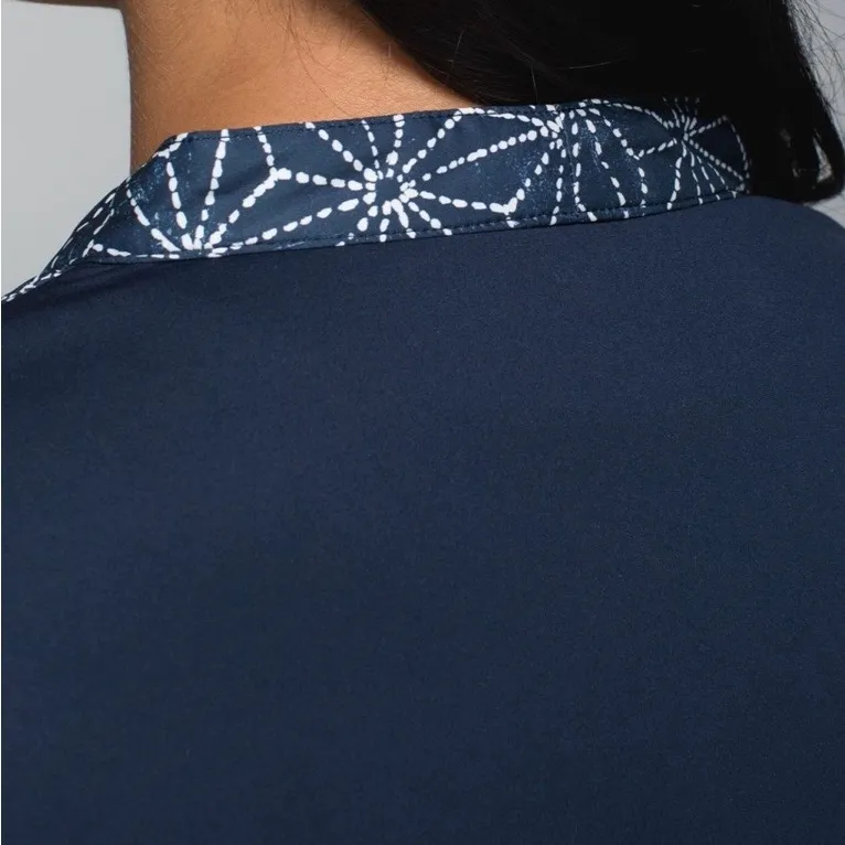 Lululemon Cardigan & Again Exploded Sashiko Star Inkwell Ghost Jacket 2014 Sz 10 - Image 7