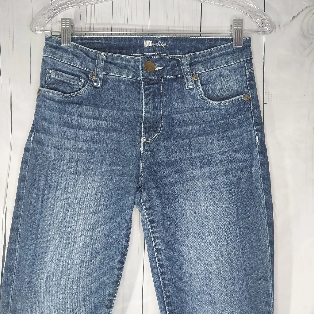 Kut From The Cloth Women's Raw Hem Skinny Jeans Size 2 - Image 3