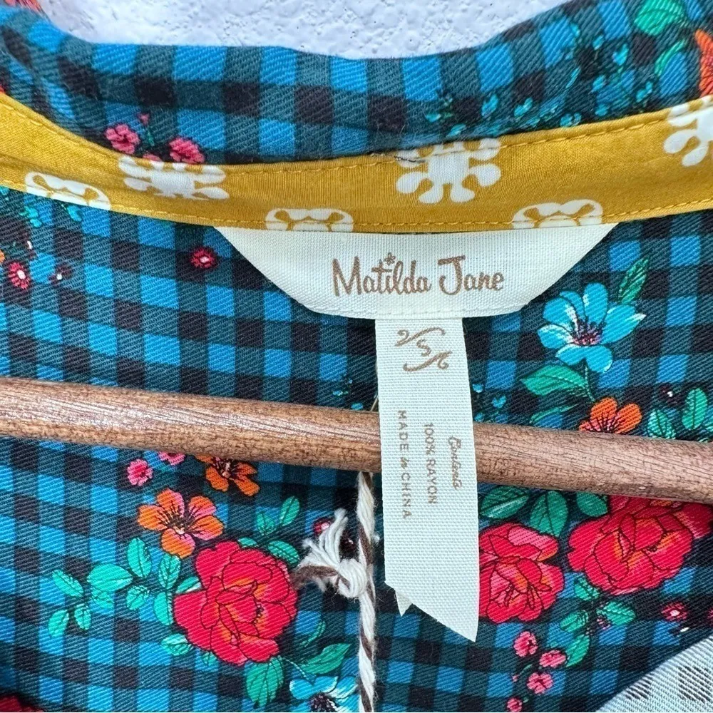 Matilda Jane Fa La La Shirt Dress Holiday Winter Christmas Women's Size S NWT - Image 4