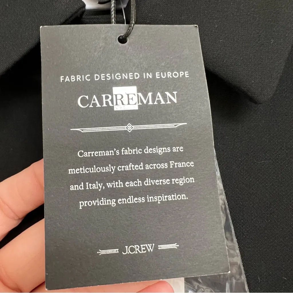 J. Crew Parc Dress Four Season Stretch Fabric in Black Size 16 NWT - Image 7