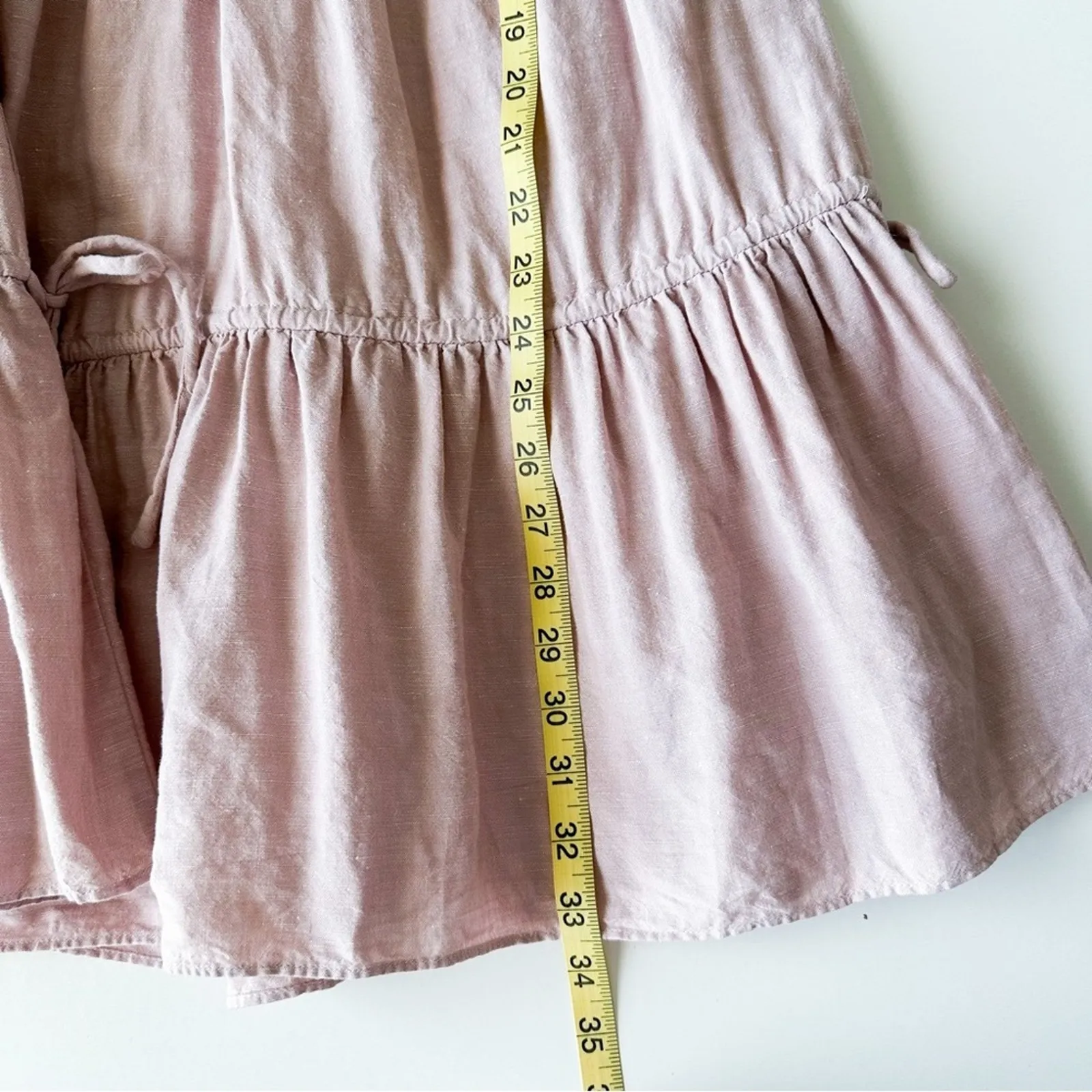 Madewell Linen Blend Lorelei Mini Dress - Image 10