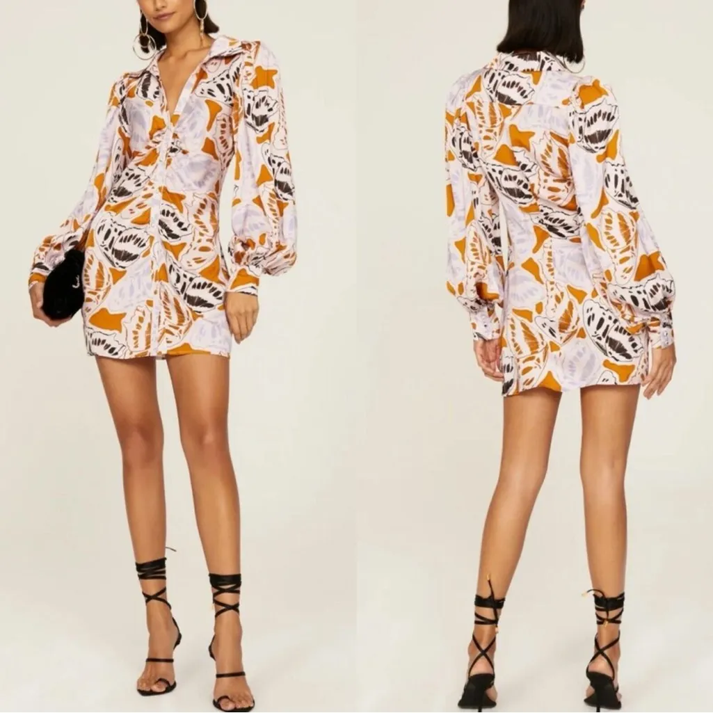 For Love and Lemons Esmeralda Mini Dress - Image 2
