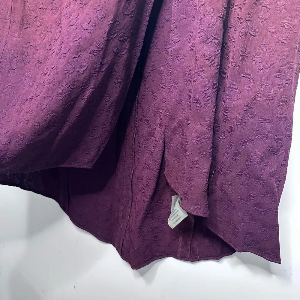 Tracy Reese Anthropologie NWT Wine Vermont Faux Wrap Midi Dress Size 0 - Image 15