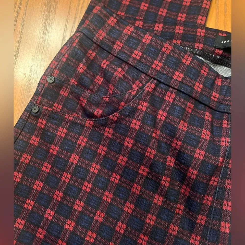 Sanctuary X Anthropologie Finchley Plaid Structured Sleek Leggings Pants Size XS - Image 14