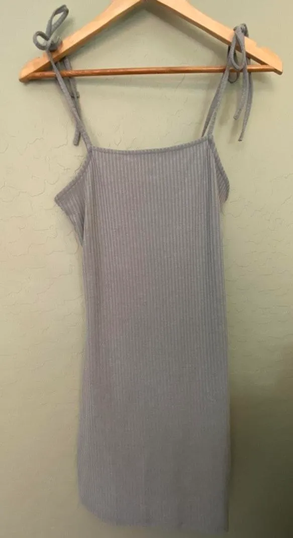 LA Hearts Grey Fitted Dress - Image 3