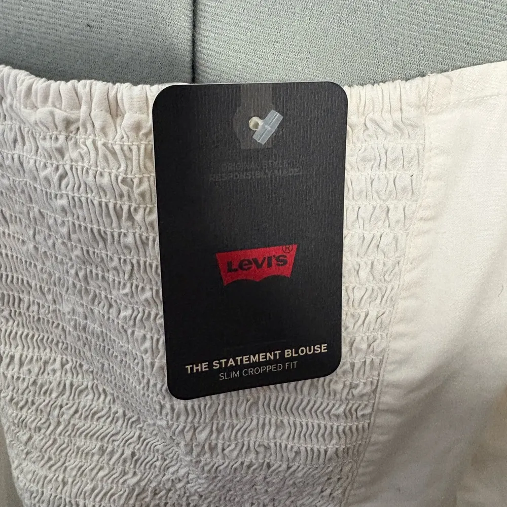 NWT Levi's Women's Devin Cotton Drawstring-Front Long-Sleeve Top, XL - Image 4