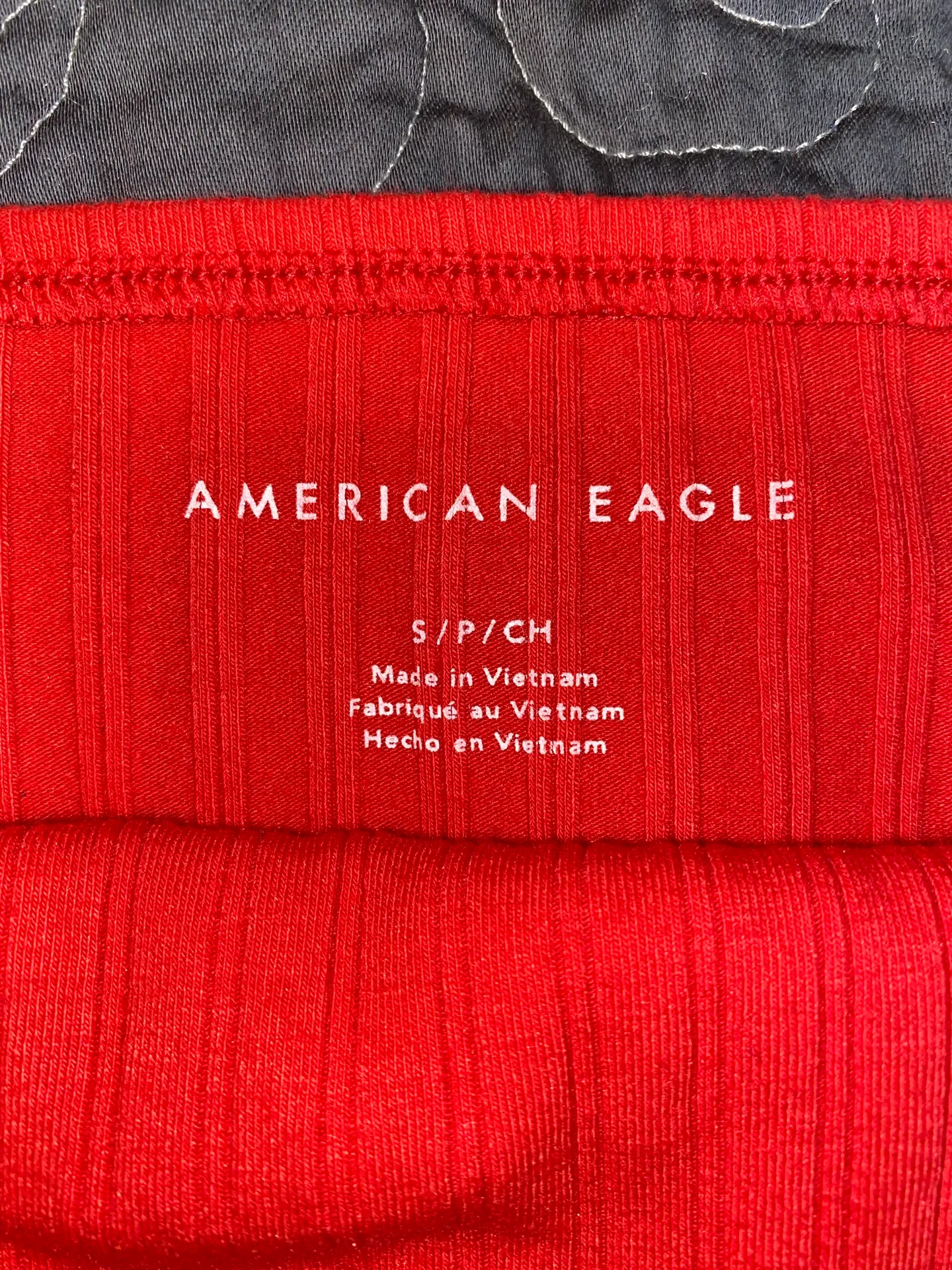 American Eagle Red Tube Top - Image 4