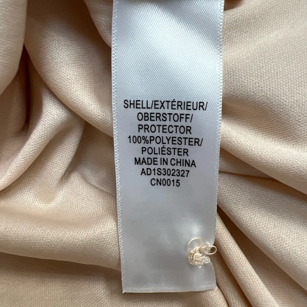 Adrianna‎ Papell Beige Lace Overlay Sleeveless Blouse - Image 7