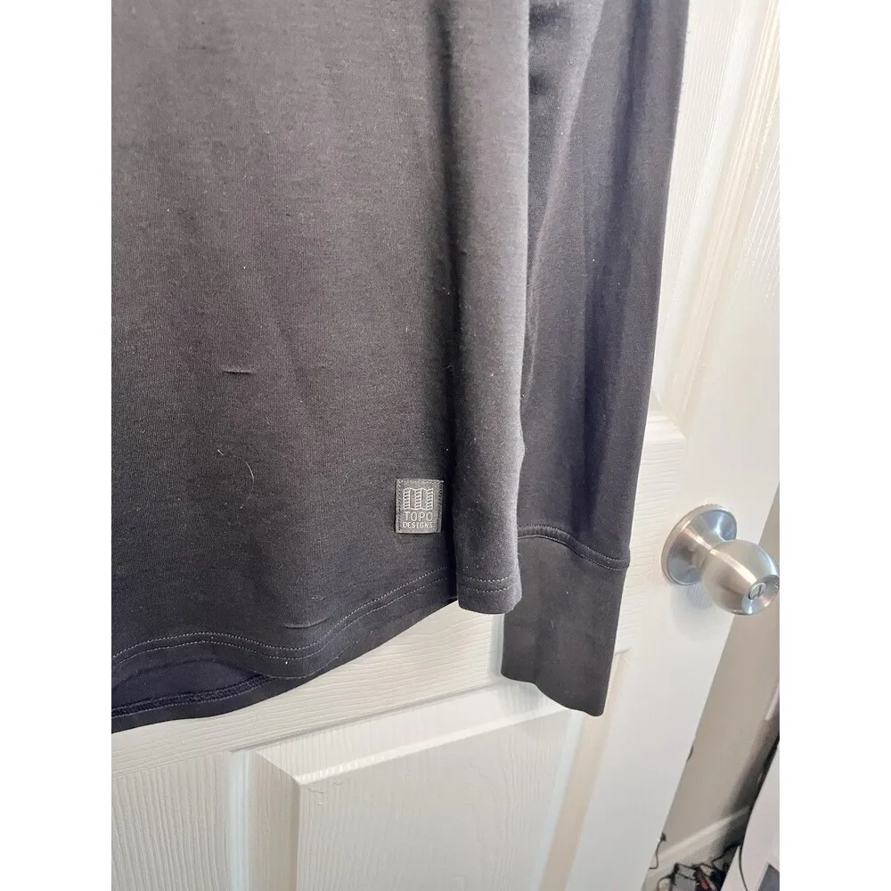 Topo Designs Tech Turtle Neck Womens S Crew Outdoor Hiking Gorpcore - Image 2