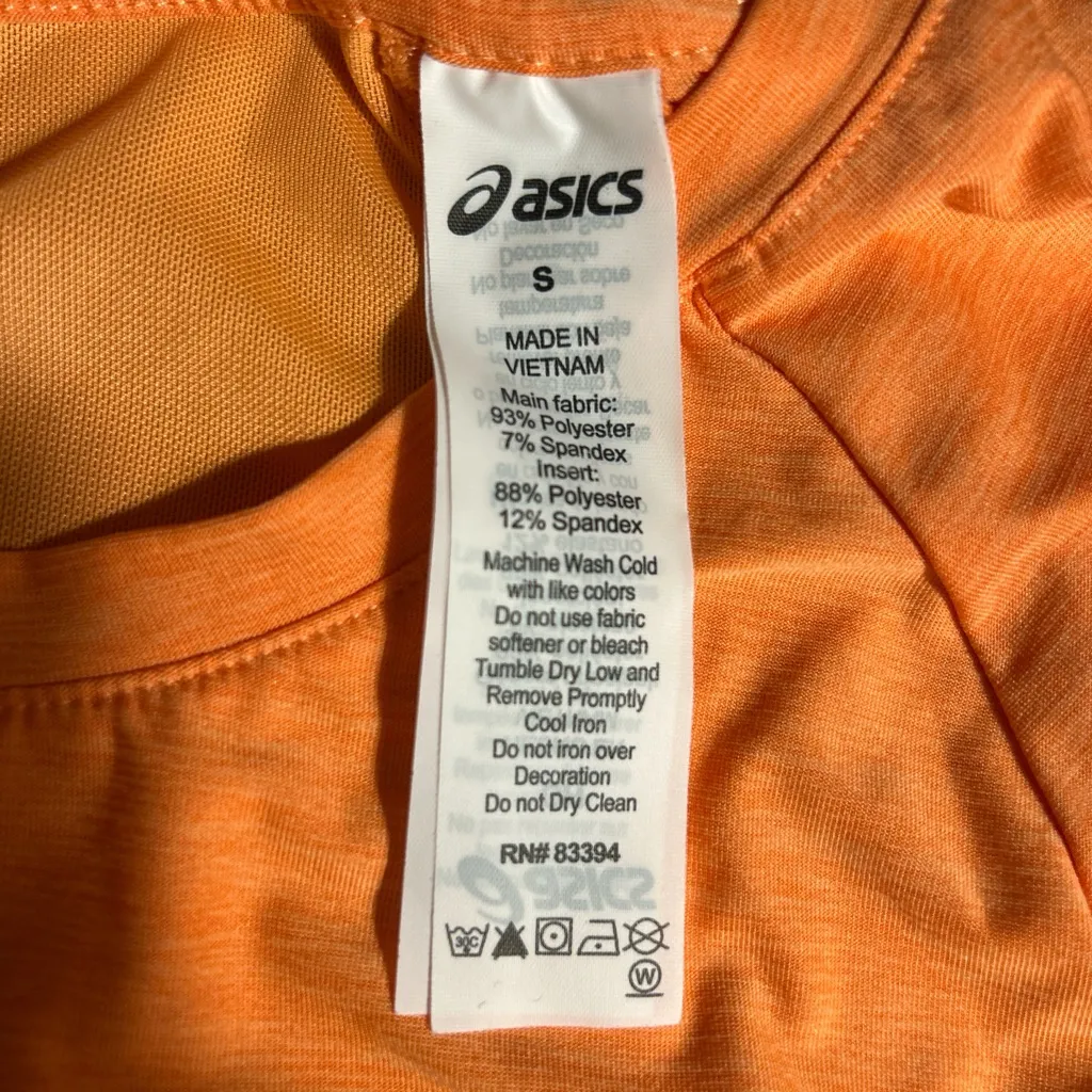 ASICS  Vibrant Orange Short Sleeve Tee - Image 2