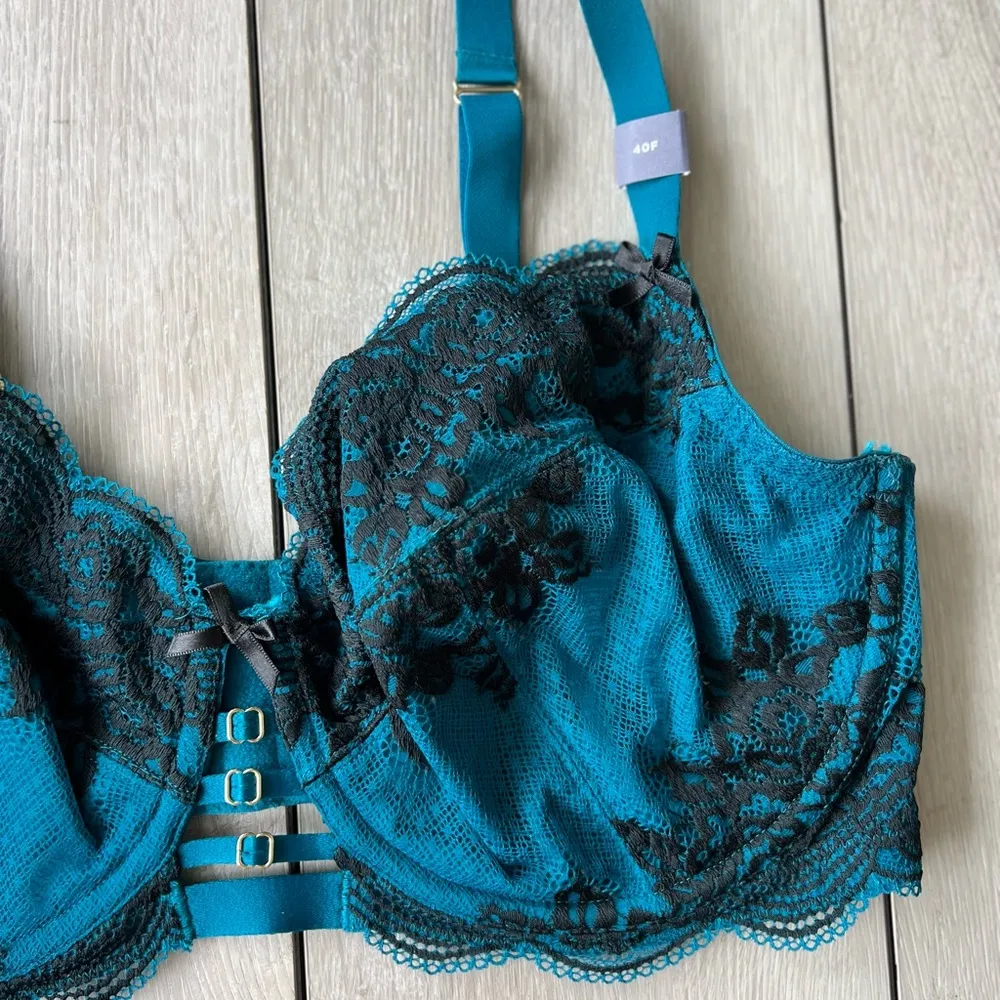 Cacique Lacy Balconette Bra 40F - Image 2
