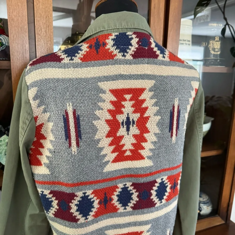 Thread & Supply Southwestern Utility Jacket Green Size L - Image 6