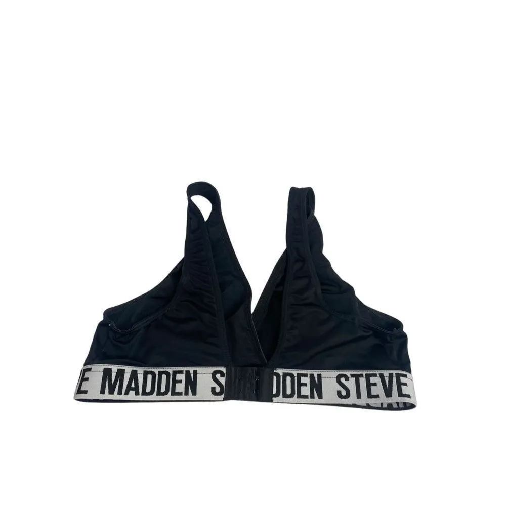 Steve Madden black sports bra size small (no tag see pic measurements) - Image 4