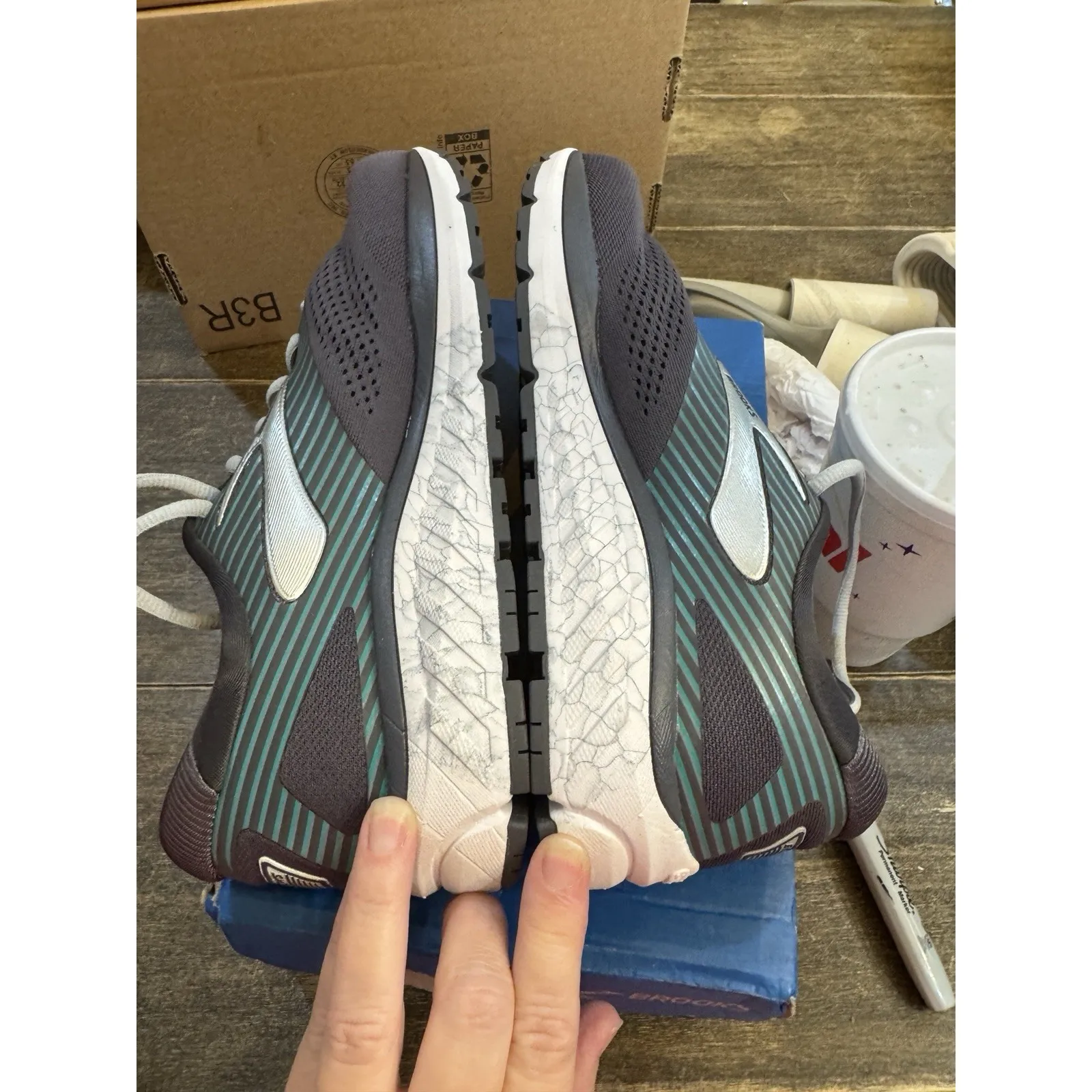 Brooks Athletic Shoes‎ Addiction 14 Cushion Support DNA Running Women's Size 11W - Image 6