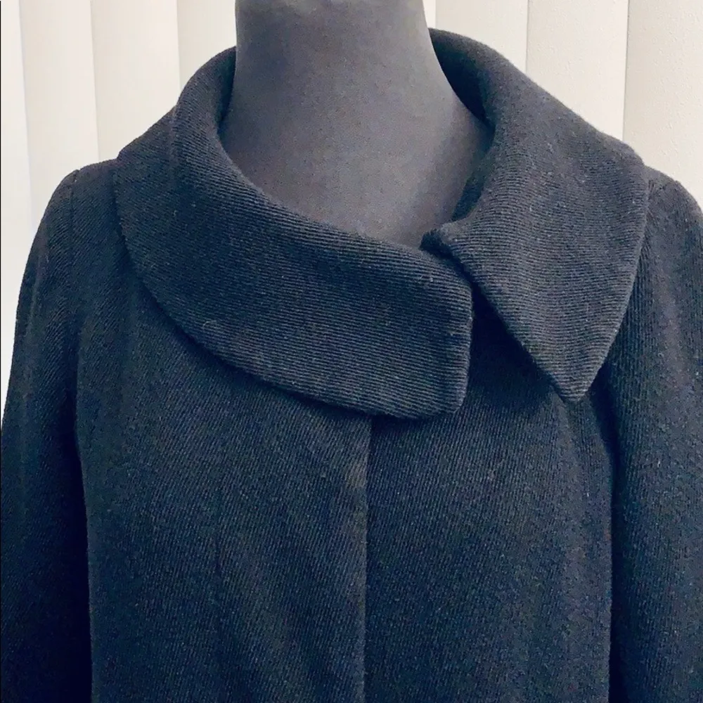 Anne Klein vintage black wool coat. VGUC - Image 5