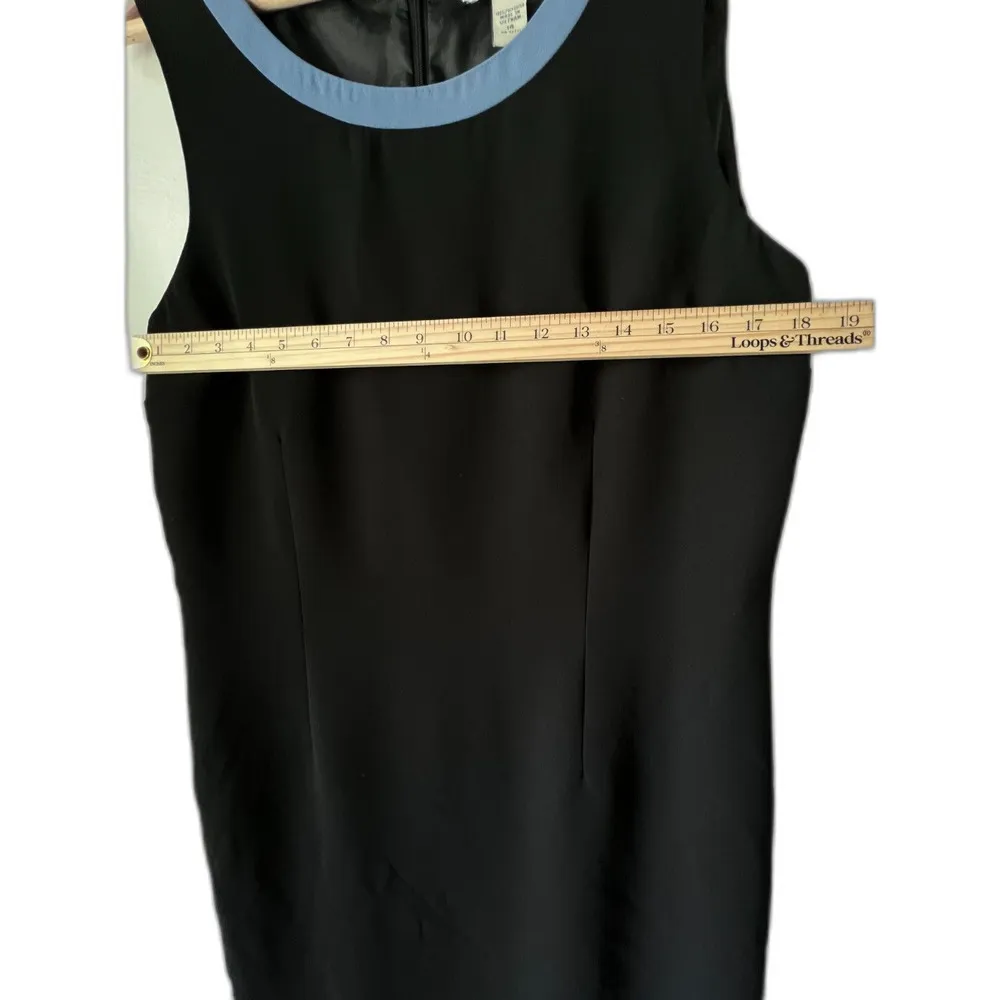 Amanda Smith Dresses Women plus dress mini black white sleeveless casual Size14. - Image 7