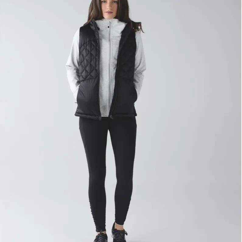 Lululemon Scuba Hoodie Heathered White / Silver - Image 3