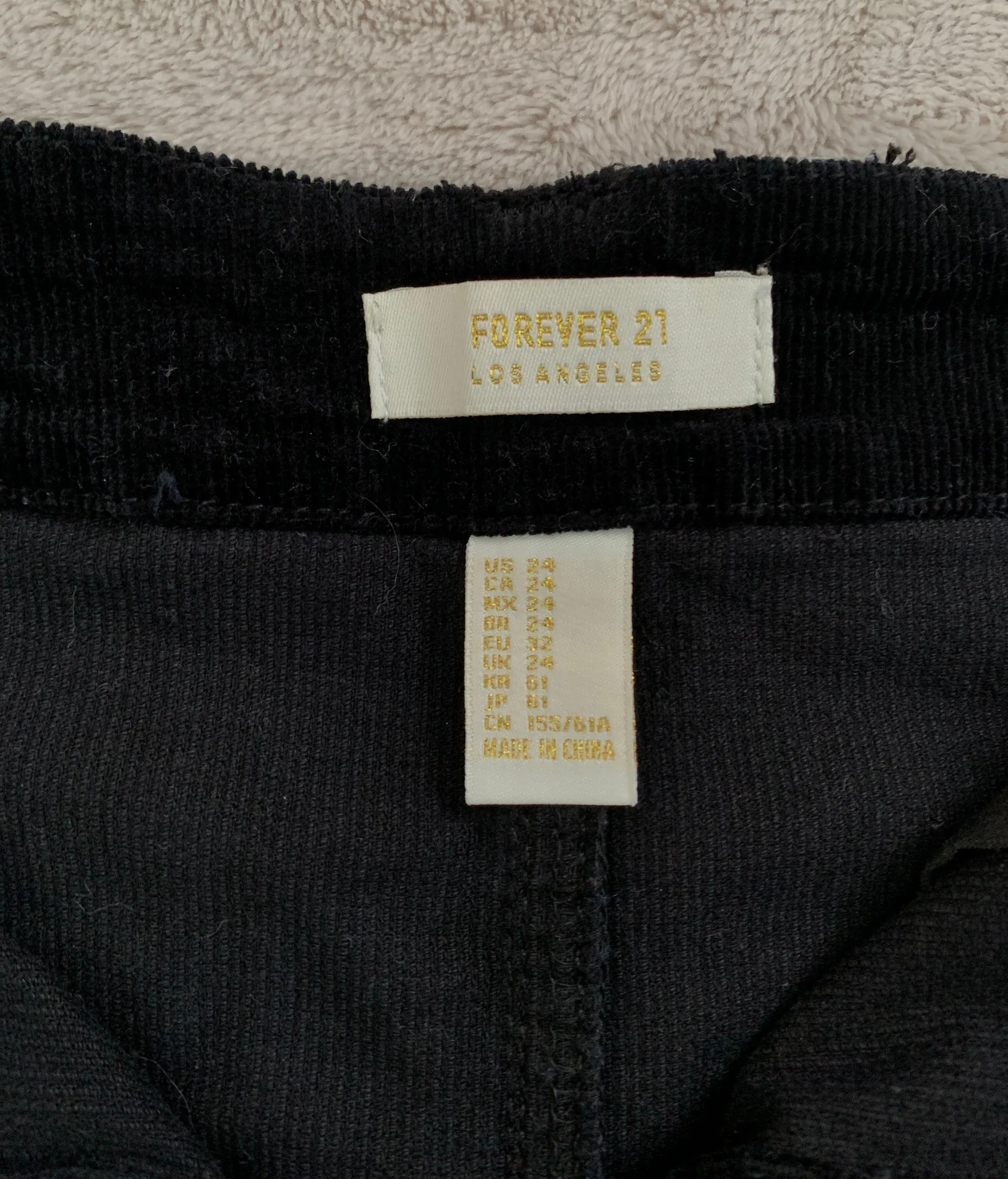 Forever 21 Corduroy Mini Button-Front Skirt - Image 3