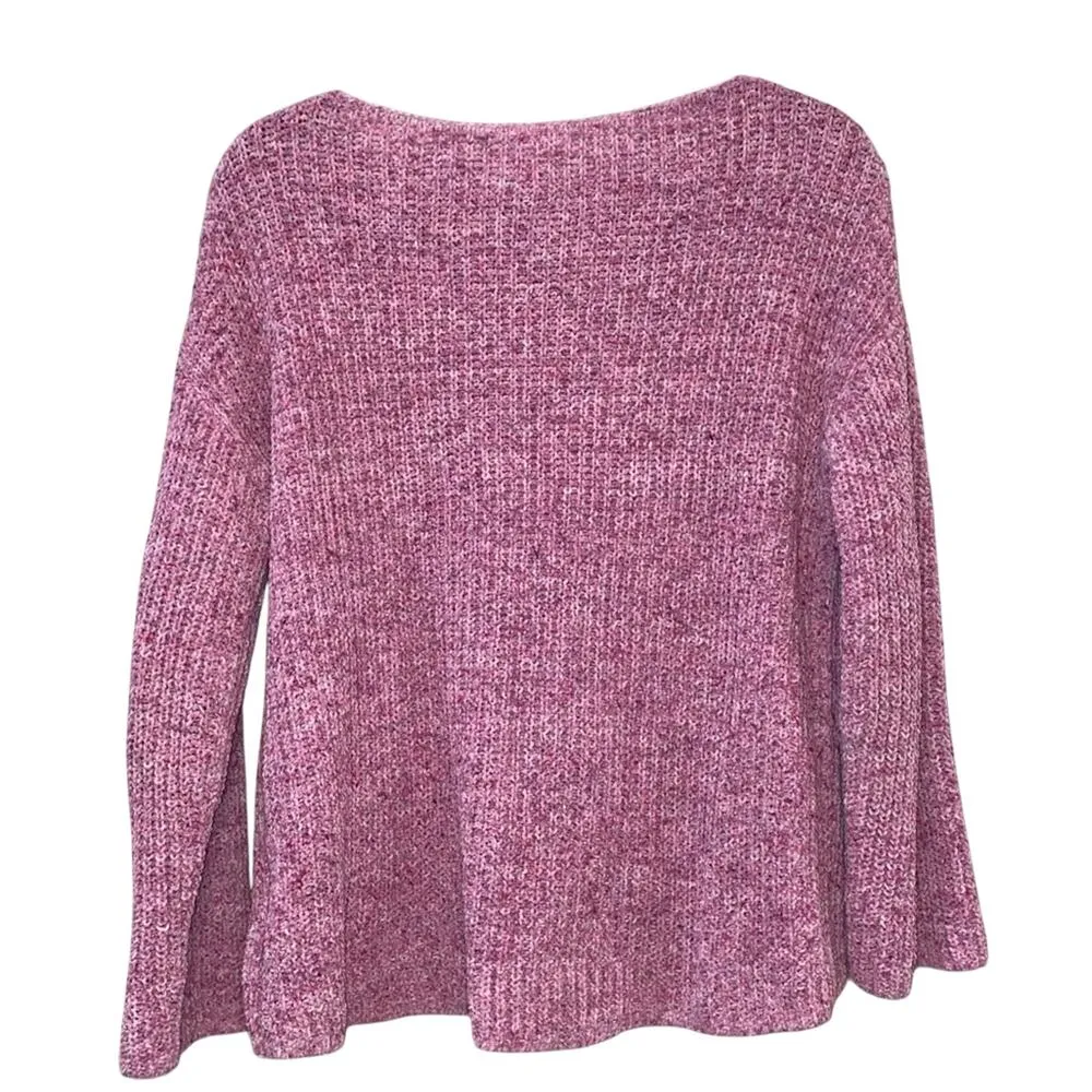Gap Boatneck Wide Peony Knit Sweater - Image 2