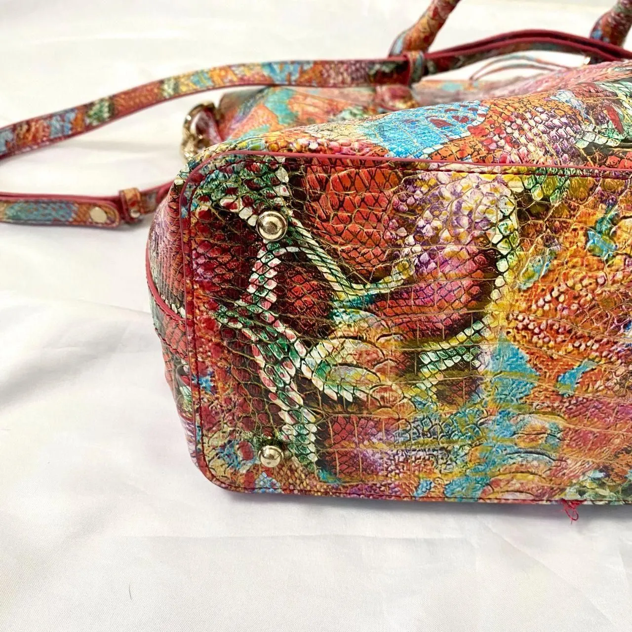 Brahmin Melbourne Collection Large Duxbury Reservoir Top Handle Dome Satchel Bag - Image 8