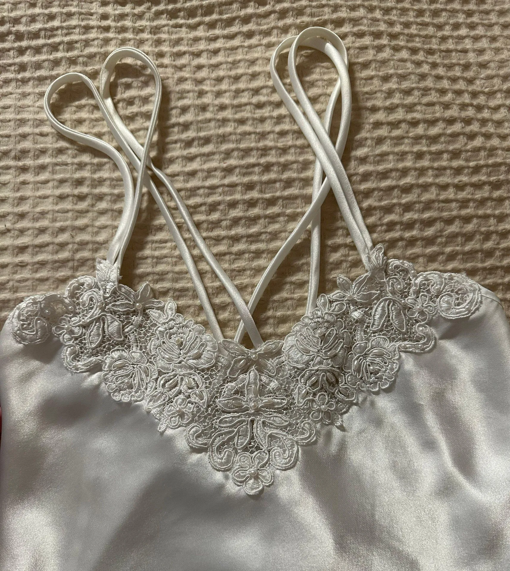 Vintage White Tank Blouse - Image 6