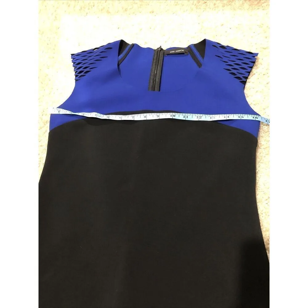 Cop copine Black Blue Women's dress 38 S - Image 9