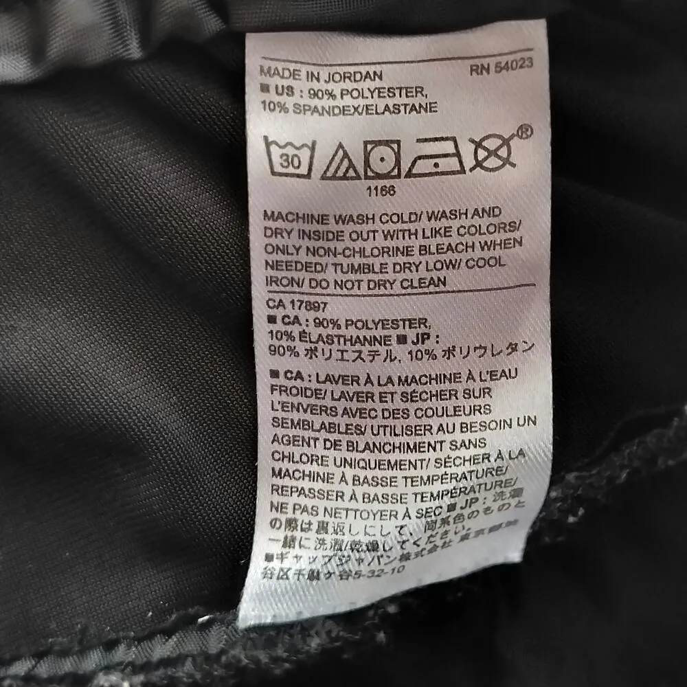 Banana Republic Factory Size 4 Hayden Black Velvet Pull On Pants - Image 4