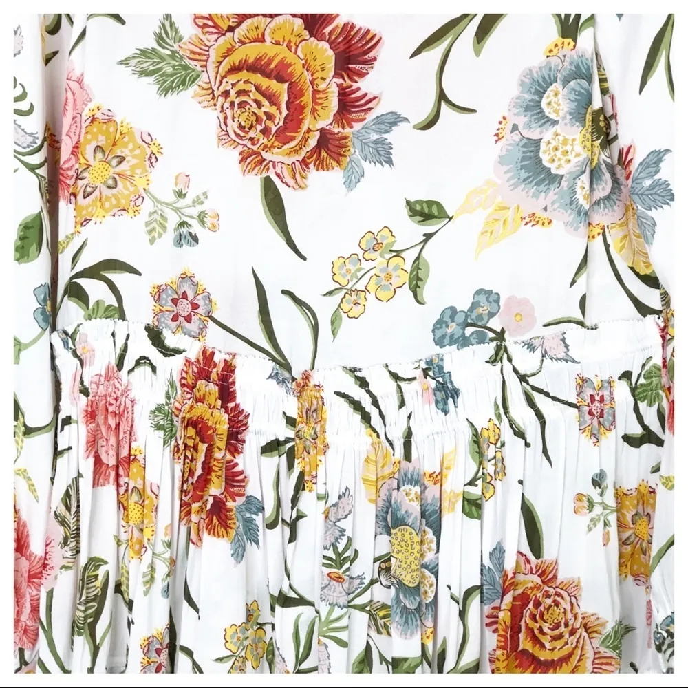 LOFT Floral long sleeve blouse - Image 8