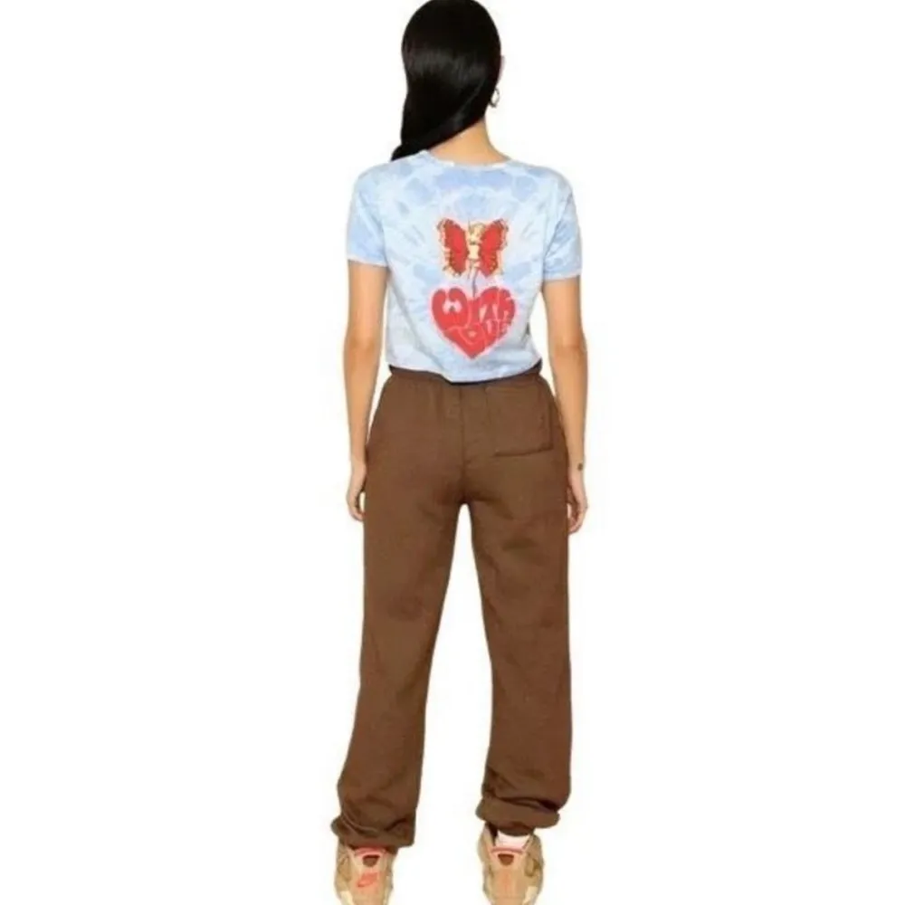 NWOT Boys Lie Lady Butterfly Tee in Blue tie dye size M - Image 3