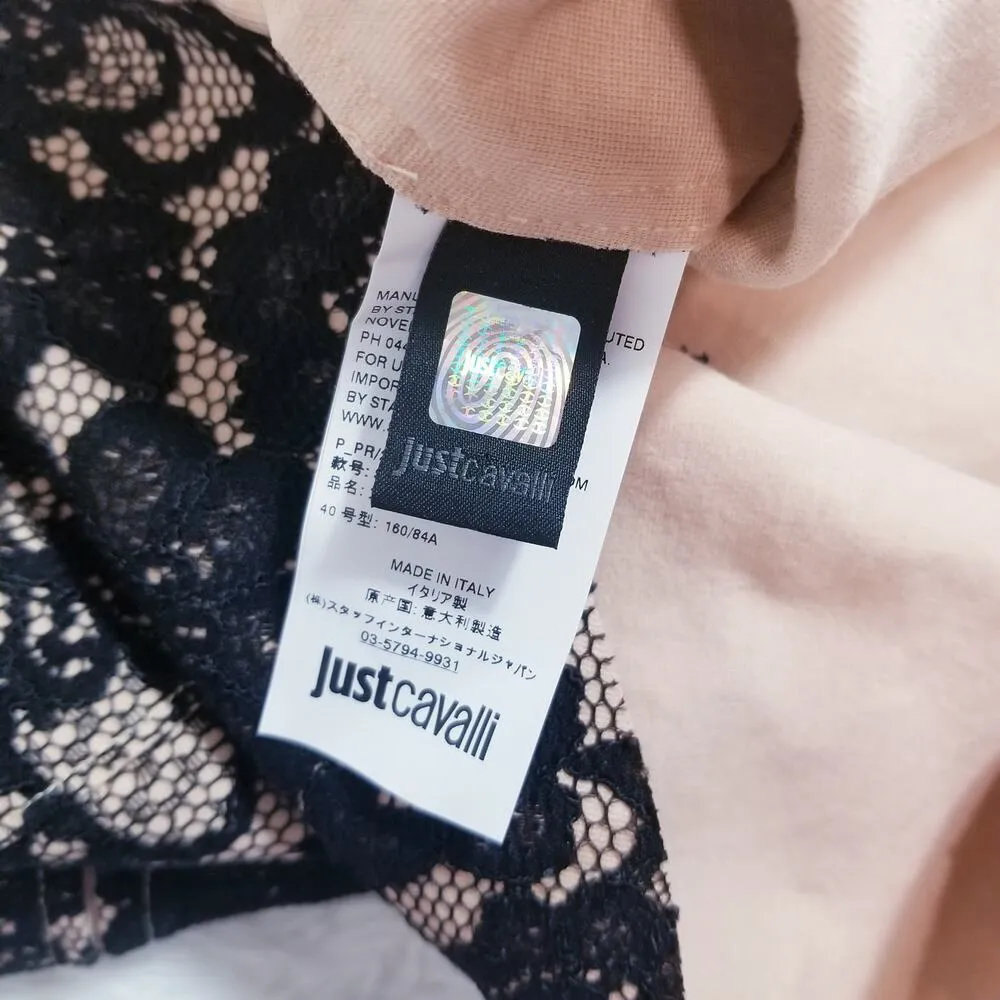 Just Cavalli Lace Mermaid Black Dress Long Sleeves - Image 10