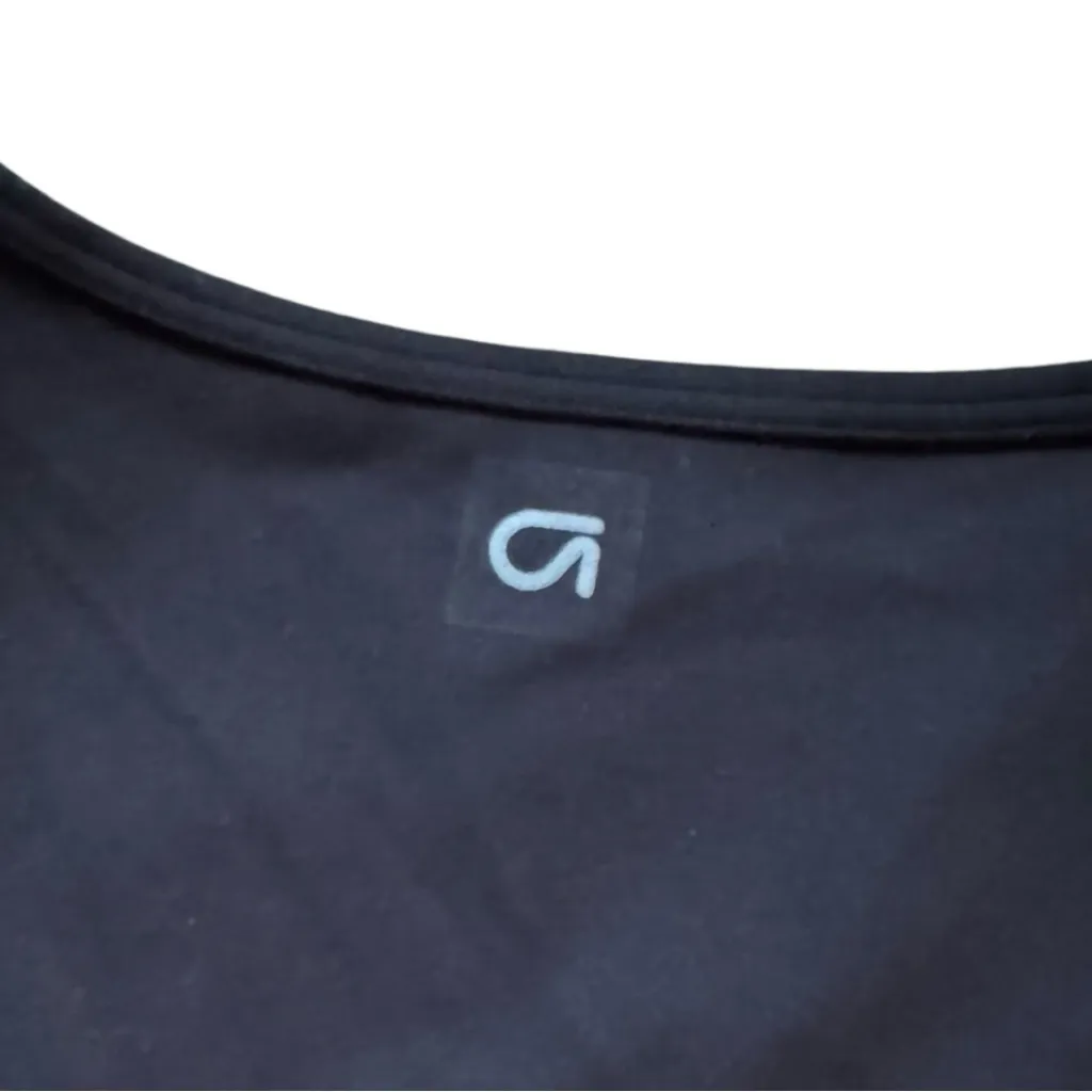 Gap Athletic  Sporty Women’s Black Padded Lounge Black Sports Bra Sz L - Image 3