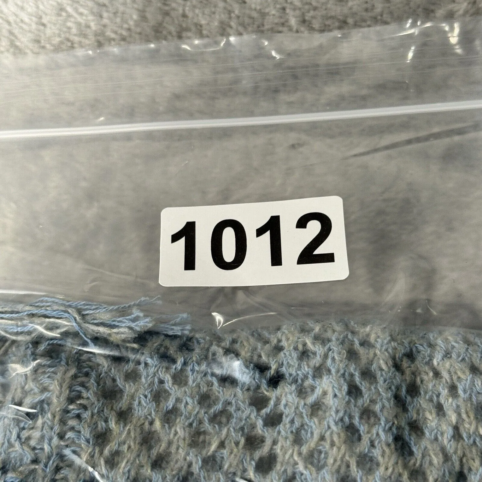 Frye & Co Sweater Womens Large Open Knit Fairy Casual Boho Peasant Fairy‎ Ballet Blue - Image 8